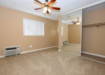 bedroom with closet at ridgewood court