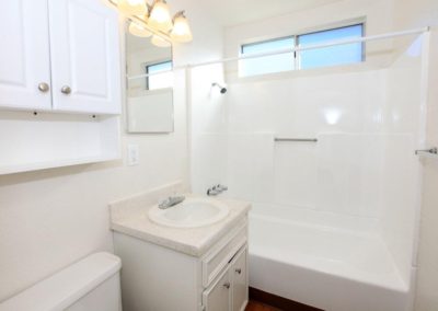 bathroom at rosewood villas