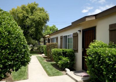 pathway through rosewood villas