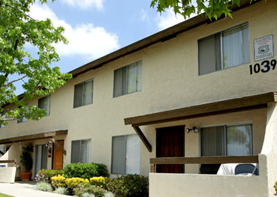 exterior and front patios at rosewood villas