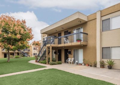 exterior of units at sandalwood apartments