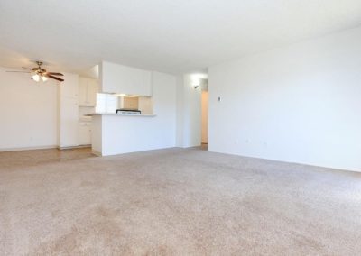 living area and kitchen at sandalwood apartments