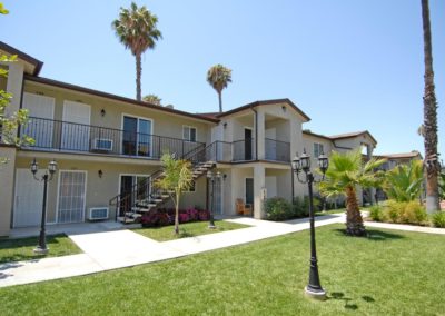 grass area and exterior of taft manor