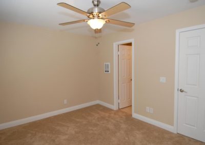 carpeted bedroom at taft manor