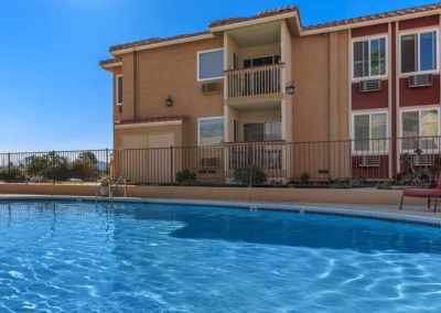 gated pool area at lake meadows