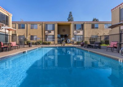 pool deck at westwood apartments