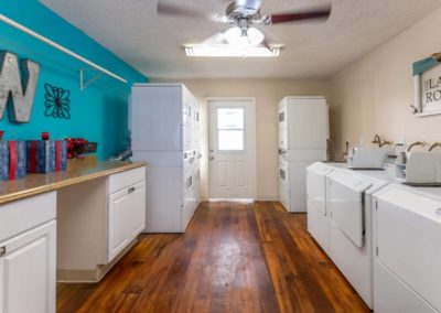 laundry room at westwood apartments