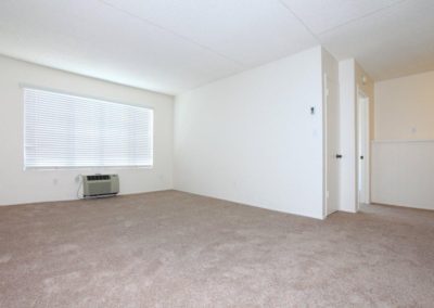 living area at westwood apartments