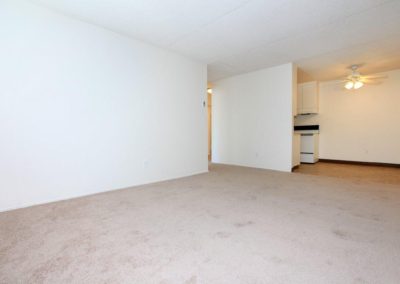 living area at westwood apartments