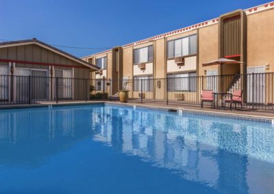 pool deck at westwood apartments