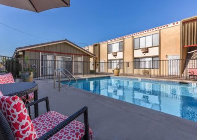 pool deck at westwood apartments