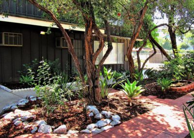 exterior and pathway at town and country gardens