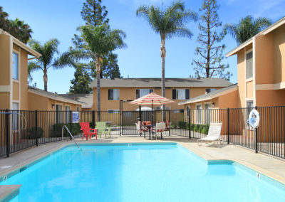 pool deck at villa montecito