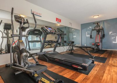 fitness center at villa nova