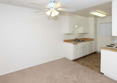 kitchen at villa nova apartments