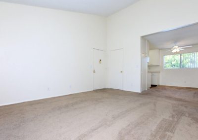 front entryway and living area at wells avenue