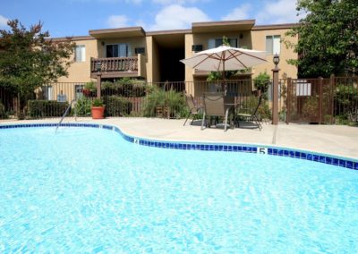 pool deck at woodlawn manor