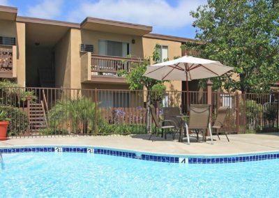 pool deck at woodlawn manor